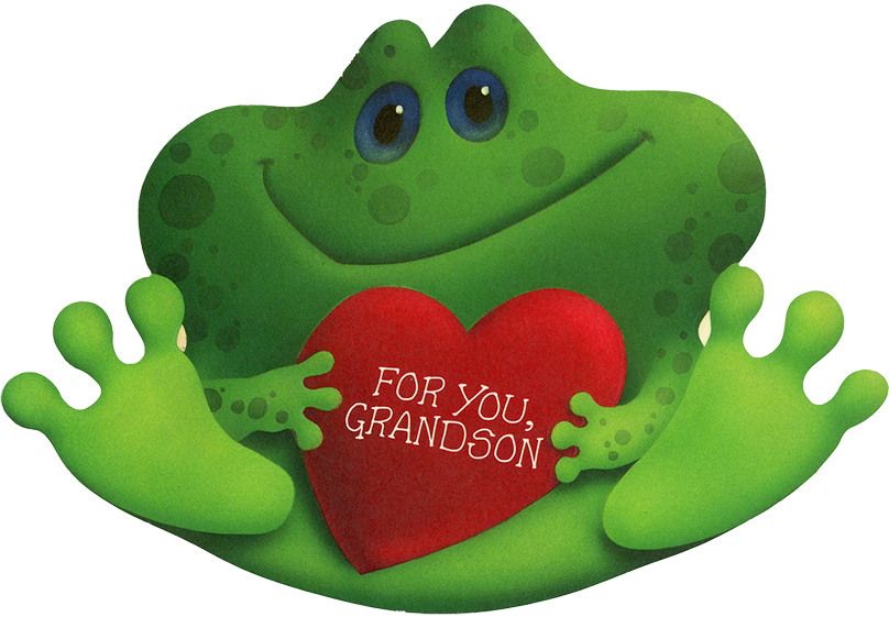 Rocking frog, illustrated by Davy Jones